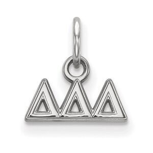 Sterling Silver Delta Delta Delta XS (Tiny) Greek Letters Charm